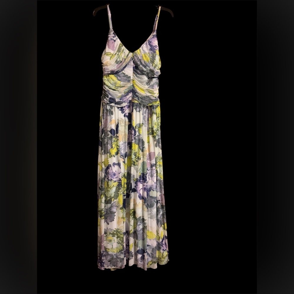 Maggy London Lavender Floral Dress New without tags